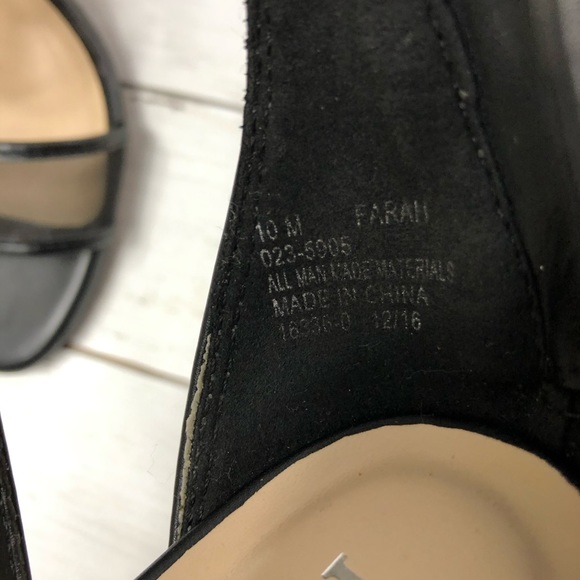 Nicole Miller Farah Mesh Strap Wedge Women’s Sz 10 - Picture 6 of 6